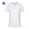 Blank Men and Women Redond Neck Cam camiseta